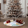 thumbnail image 4 of Fotbe Zebra Colourful Pattern Christmas Tree Skirt, Tree Skirts Plush Christmas Decorations, Christmas Tree Skirts Xmas Decorations Holiday Party Decor-30", 4 of 6