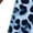 Blue, variant on Womens Leopard Print Knot Front Dress Casual Elegant Wrap Style Bodycon Midi Dress for Party Date Black XXL