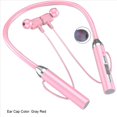 thumbnail image 2 of 3X Auriculares Inalámbricos Bluetooth Tipo de Cuello Reducción de Ruido Estéreo Tarjeta de Conexión Universal Auriculares Deportivos Micrófono, Rosa, 2 of 2