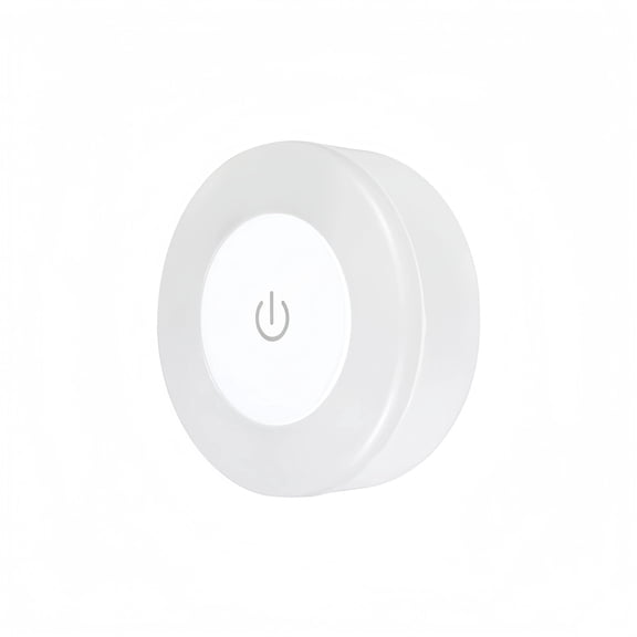 Rechargeable LED Puck Light Stepless Dimmable 3-Color Temperature Wireless Touch Lamp Stick-On Night Light for Wardrobe Kitchen Cabinet and Closet