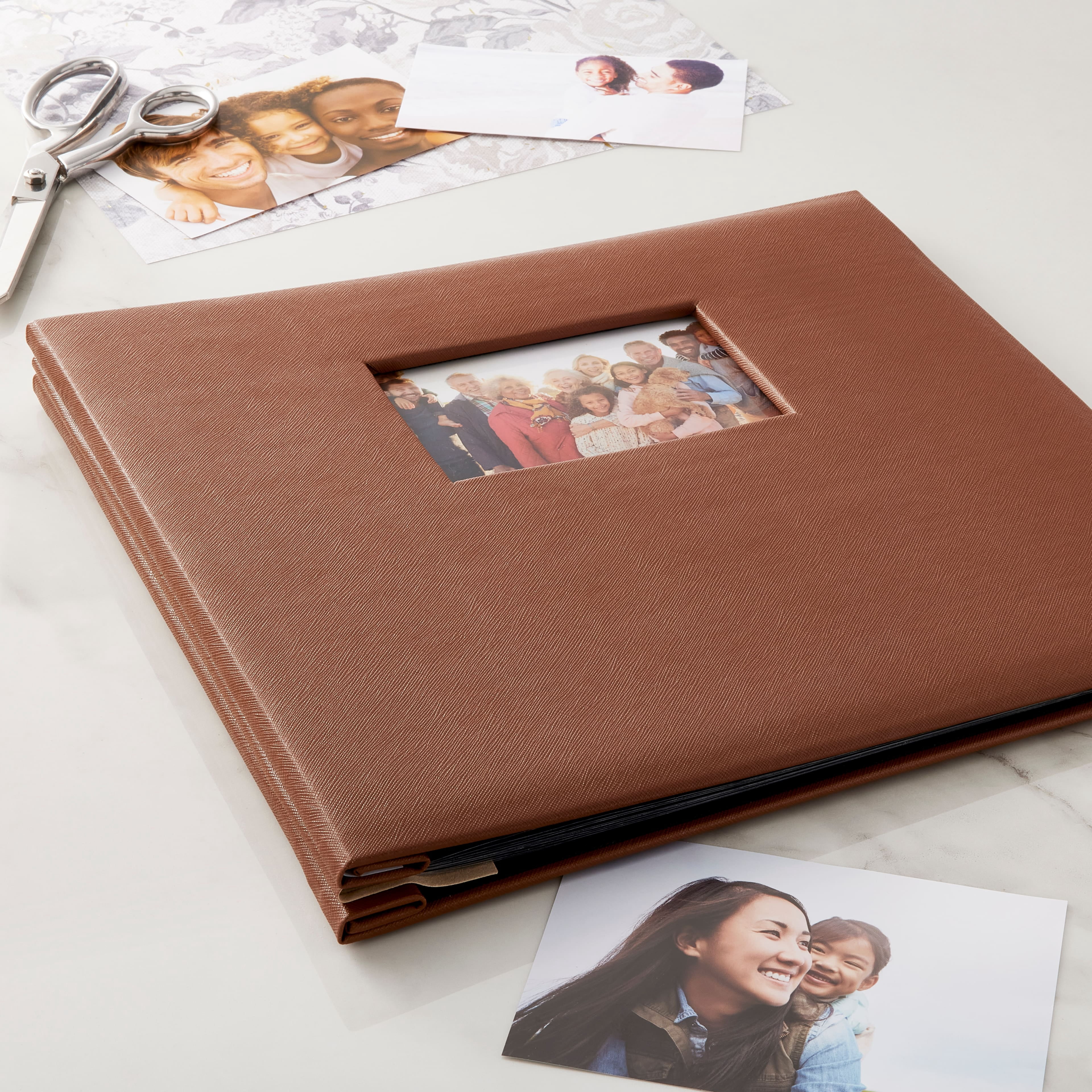 Recollections Brown Scrapbook Album, 12" x 12", 6 Pack
