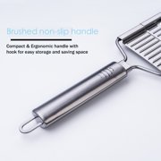 MiHerom Handheld Food Grater Professional Zester Slicing Set with 4 Interchangeable Blades