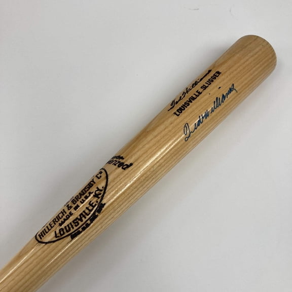 Ted Williams Signed Game Model Baseball Bat UDA Upper Deck Hologram Bag