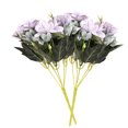 thumbnail image 1 of Flor artificial Decoración floral falsa Oficina en casa Adorno de Ramo de flores artificiales, Gris 2 piezas 5 ramas 15 cabezas kenally HA6792-05B, 1 of 6