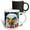Multicolor, variant on 3drose, Stunning Frontal Colorful Portrait of a Bald American Eagle Bird Gift, 11oz Mug