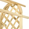 thumbnail image 3 of Outsunny 7.5' Wooden Wedding Arch,Garden Arch Arbor for Climbing Plants & Trellis Design,Great for Vines,Or As Balloon Decoration Stand for Indoor Outdoor Ceremony,Party,Backdrop,Natural,Natural Wood, 3 of 10