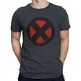 thumbnail image 1 of X-Men Distressed Logo Adult Fitted Jersey T-Shirt Tee, 1 of 4