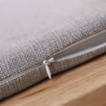 thumbnail image 5 of Kitchen Chair Cushions Square Strap Garden Chair Pads Seat Cushion, 15x15 Inch Outdoor Seat Cushions for Kitchen Chairs, Bistro, Patio, Dining Chairs – Foam Padding, Non-Slip Ties, Khaki, 5 of 9