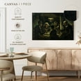 thumbnail image 4 of Elephant Stock The Potato Eaters Wall Art - Horizontal Canvas Wall Art - Living Room Wall Decor - People Canvas - Gray And Black Decor By Vincent Van Gogh - 24" x 16", 4 of 4