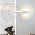 thumbnail image 5 of JingChun 1Pc LED Wall Sconce Modern Wall Light Lamps Up and Down Indoor Acrylic Lighting Fixture for Living Room Bedroom Hallway Conservatory Home Room Decor, 5 of 6