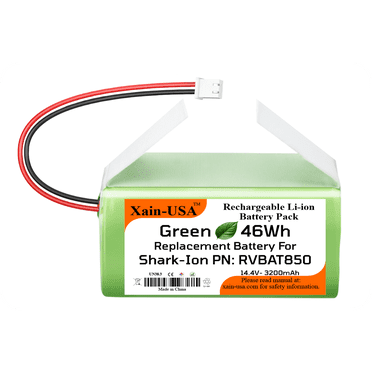 3200mAh Shark Ion Replacement Battery Model: RVBAT850