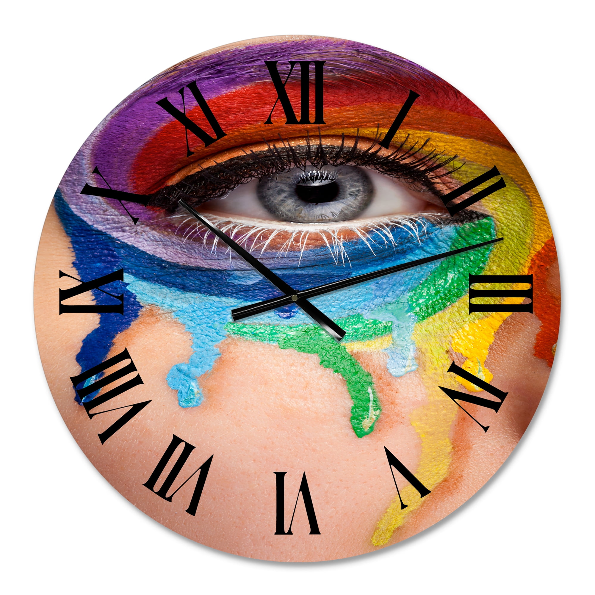 Designart 1 in Modern,Contemporary Wall Clock