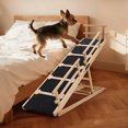 thumbnail image 7 of VENTOPYR Wooden Pet Ramp,Adjustable Height 37.2''Dog Ramp Supports up to 200LBS, 7 of 7