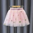 thumbnail image 4 of Spazoro Toddler Girls Tutu Dance Skirts, Bow Knot Mesh Embroidery Tiered Skirt Princess Skirts for Child Girls Pink Size 2 T, 4 of 4