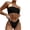 Black, variant on Womens Bikini Two Piece Swimsuits Strapless Bandeau Bathing Suit Triangle Bottoms Slimming Swim Suits,White,L
