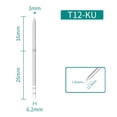 thumbnail image 1 of T12 Soldering Iron Tips Soldering Station Electric Soldering Iron K B2 Bc1 2 D16, 1 of 5