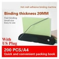 thumbnail image 2 of Hot Melt Binding Machine Glue Binding Machine Hot Melt Machine Bidding Financial Voucher Rubber, 2 of 5