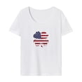 thumbnail image 1 of Camiseta para mujer, ropa informal de verano, camisa con cuello redondo para viajes, deportes, mochilero, 1 of 7
