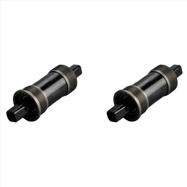 2X Eje de Pedalier para Bicicleta de Carretera, Cuadrado, Piezas Altas, Material 10B21, 68 X 103 mm