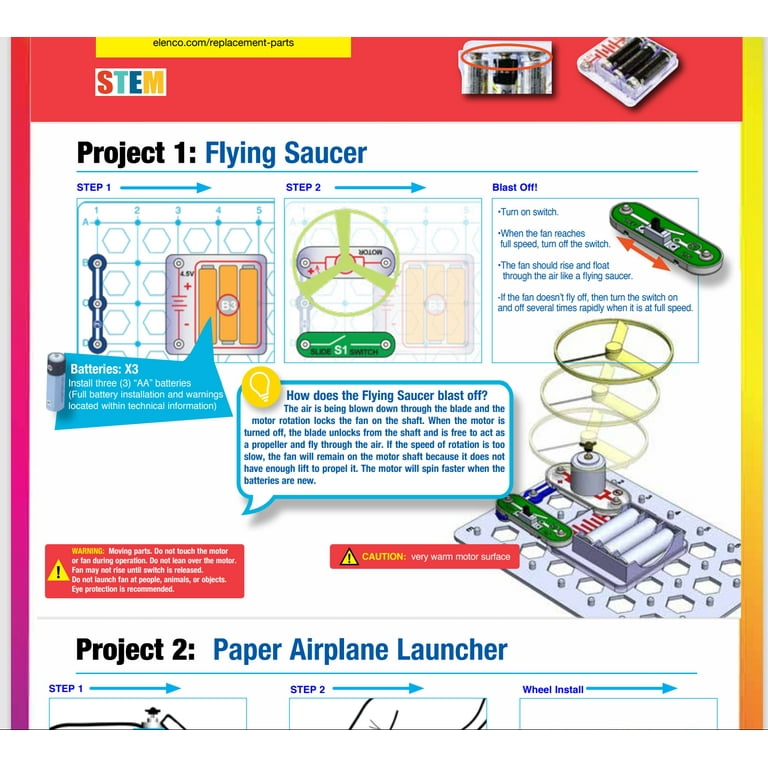 Snap Circuits Flight Deck - STEM Educational Toy, Science