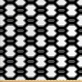 thumbnail image 1 of Abstract Sofa Upholstery Fabric by the Yard, Print of Monochrome Style Art Geometric Elements Polygonal Grid, Decorative Fabric for DIY and Home Accents, Charcoal Grey and White by Ambesonne, 1 of 4
