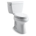thumbnail image 2 of Kohler K-3658-7 1.28GPF Highline Classic Comfort 2 Piece Elongated Chair Height Toilet - Black, 2 of 2