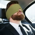 thumbnail image 5 of Yiaed Mardi Gras Purple Yellow Plaid Print Sleep Mask Blackout - Soft Eye Cover for Sleeping with Adjustable Veclro Breathable Eye Blindfold for Night Nap Travel, 5 of 7