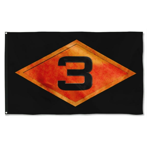 Cayyon 3rd Ranger Battalion Diamond Flag 3x5Feet Military Banner with 2 Brass Grommets