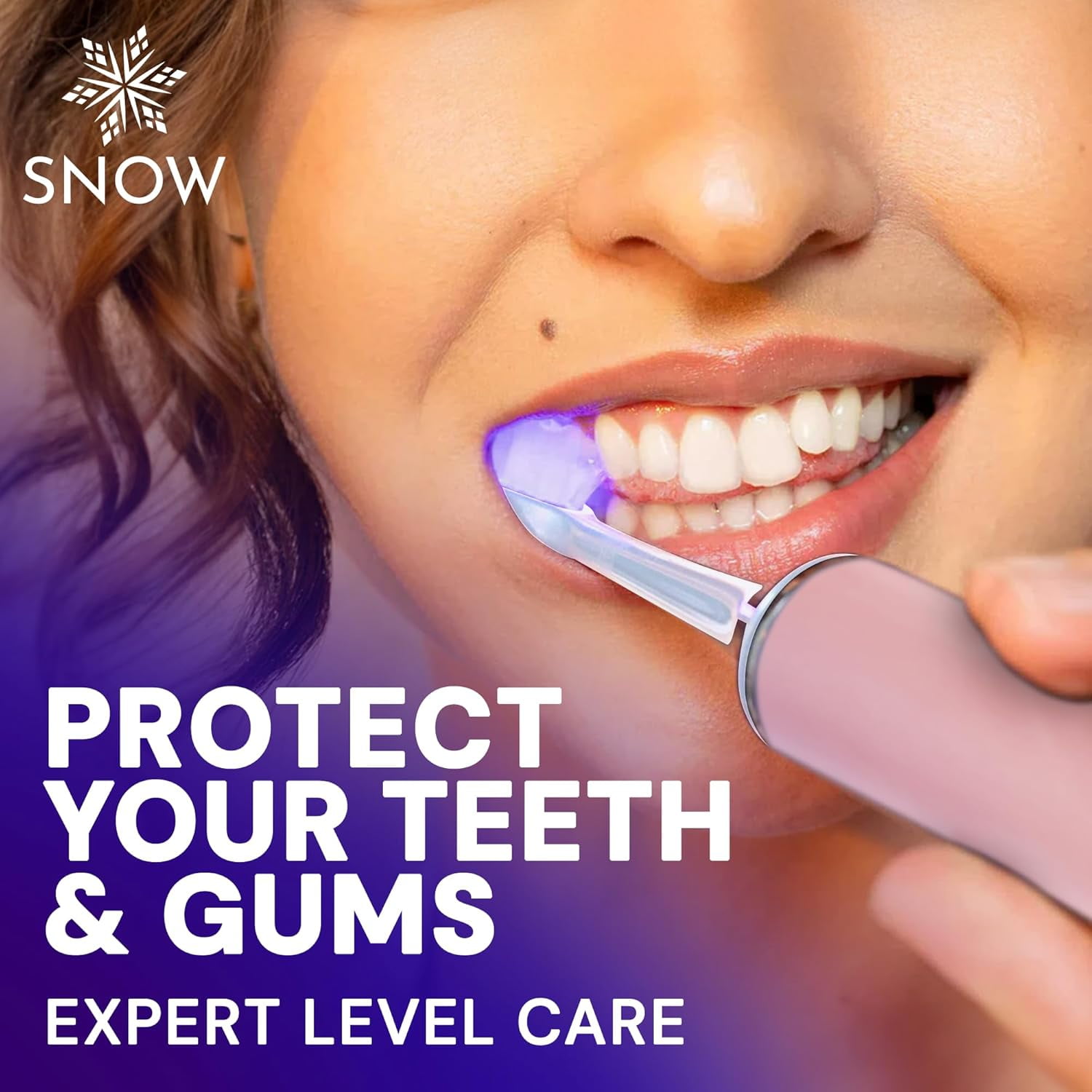 Snow LED Electric Toothbrush Gen 2 - Rechargeable Electronic Brush for Adults - Sonic Technology w/LED Light Whitening & Cleaning Powered w/Sonic Technology for Oral Routine Coastal Sunset Pink Gen2