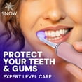 thumbnail image 3 of Snow LED Electric Toothbrush Gen 2 - Rechargeable Electronic Brush for Adults - Sonic Technology w/LED Light Whitening & Cleaning Powered w/Sonic Technology for Oral Routine Coastal Sunset Pink Gen2, 3 of 5