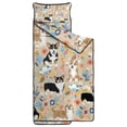 thumbnail image 2 of Corgi Dog and Flower Florals Toddler Nap Mats for Kids Preschool,Sleeping Mat Bag or Kids,Toddler Sleeping Bag,Toddler Nap Mat or Daycare, 2 of 6