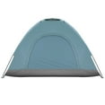 thumbnail image 2 of Cotinse 3-4 Person Tent for Camping, Instant Pop Up Camping Tent with Screen Porch, Family Tent for Outdoor/Hiking/Traveling, with Tote Bag, Camp Dome,Blue, 2 of 9