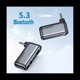 thumbnail image 2 of Adaptador AUX Bluetooth 5.3 para Coche Receptor de Audio InaláMbrico MúSica/Llamada Manos Adaptador AUX de 3,5 mm para EstéReo de Coche/Hogar, 2 of 5