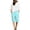 A-Sky Blue1969, variant on XIAONU Women's Solid Knee Length Shorts Drawstring Waist Side Pockets Shorts