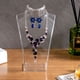 thumbnail image 3 of Maniquí busto de exhibición hecho de acrílico transparente para collar, cadena y aretes, soporte exhibidor de joyería, Juego de 6, 3 of 7
