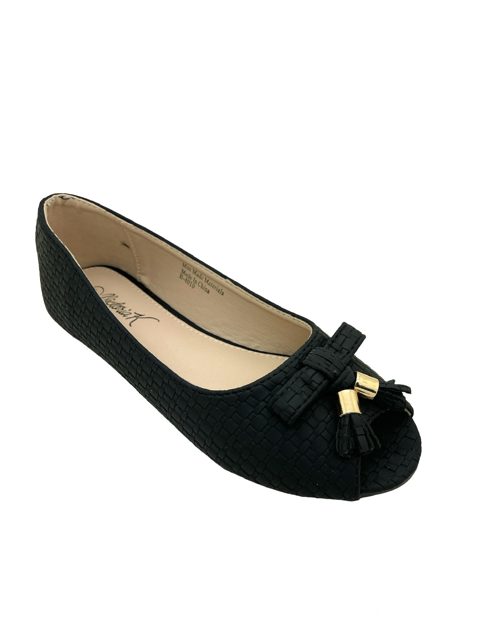 Women's Fashion Comfort Open Toe Flats W/Tassle