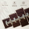 thumbnail image 6 of Elephant Stock Football Laces Wall Art - Horizontal Multi Panel Canvas - 5 Pieceliving Room Wall Decor - Photography Sports Multi Panel - Red And Brown Decor - 92" x 42", 6 of 8
