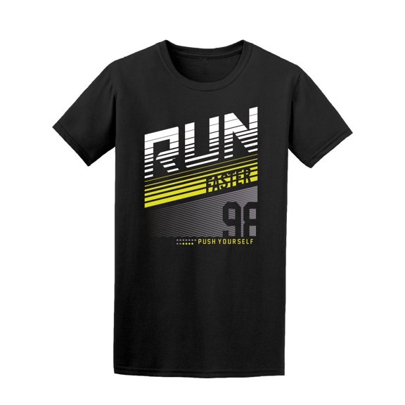 Run Faster 98 Push Yourself Tee Men's -Image by Shutterstock