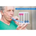 thumbnail image 2 of Entrenador de ejercicios de pulmón de respiración profunda Incentivo de capacidad vital Aparato de cuatro bolas Espirómetro, lavable e higiénico Sincero Hogar, 2 of 5