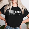 thumbnail image 2 of Motherhood Is Kingdom Work T-Shirt – Christian Mom Faith Tee for Women – Inspirational Mother's Day Gift – Spiritual Mama Life Apparel with Religious Message, 2 of 3