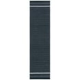 thumbnail image 3 of SAFAVIEH Kilim Ksenija Striped Cotton Area Rug, Black/Ivory, 9' x 12', 3 of 7