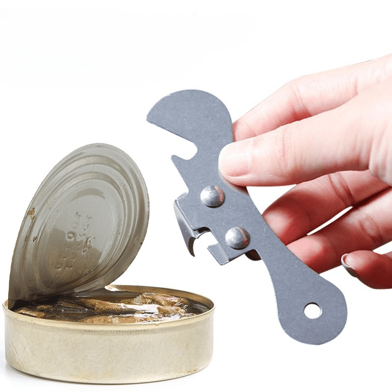 Multifunction Bottle Can Opener Stainless Steel Portable Bottle Jar Opener Household Can Opener Safety Side Cut Kitchen Gadget