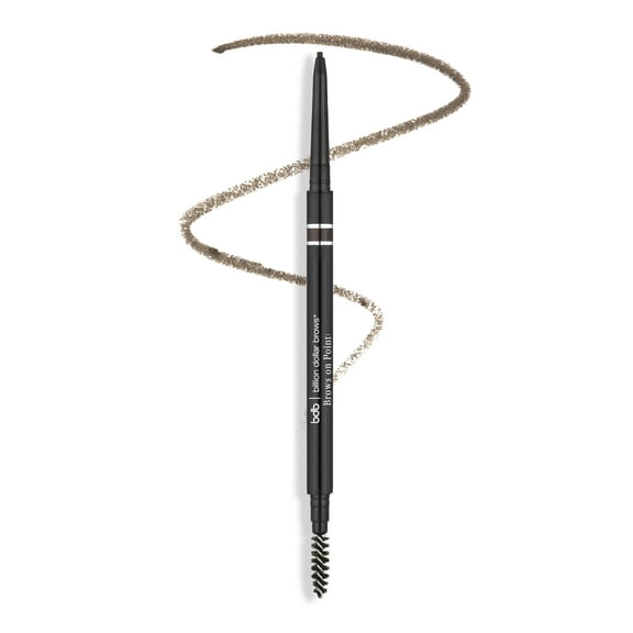 bdb Dual-Ended Micro Brow Pencil – Precision Tip & Spoolie for Perfectly Defined, Fuller Brows, Buildable Formula, Waterproof, Long-Lasting, Cruelty-Free & Vegan - Taupe