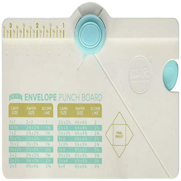 We R Memory Keepers Mini Envelope Punch Board 6605416 