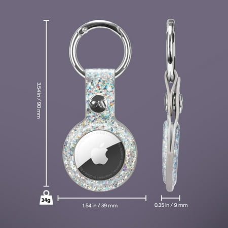 Case-Mate Clip Ring Case for Apple AirTags - Sparkle