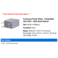 thumbnail image 2 of Accessory Power Relay - Compatible with 2004 - 2005 Buick Rainier, 2 of 2