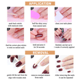 thumbnail image 4 of Nails Christmas Red Press on Nails， Nails for Girls, 4 of 5