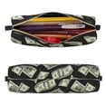 thumbnail image 2 of Fotbe Dollar Estuche para Lápices de Cuero con Estampado, Estuche con Cremallera Resistente, Organizador Compacto y Elegante para Papelería, 2 of 7