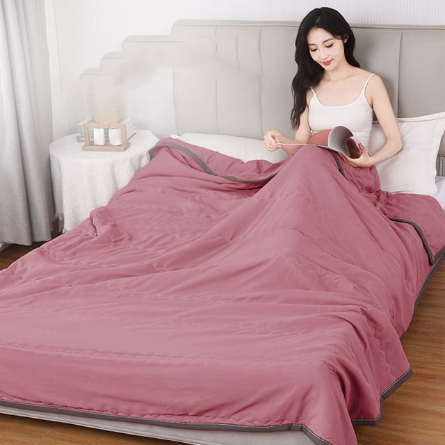 Summer Cooler Quilt For Hot Sleepers And Night Sweats Ice Blanket For Sleeping Cooler Comforter Double Cold Effect Blanket Cooler Fiber Ice Blanket For All Season Lightweight,Cooling Blanket