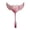 A004- Pink, variant on Magic Wand, Pink Extendable, 1 Piece, Contactless Payment Clip With Angel Wing For Cosplay Party